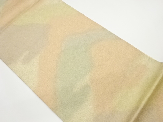 砂子綴れ山並みにヱ霞模様織出し暈し袋帯